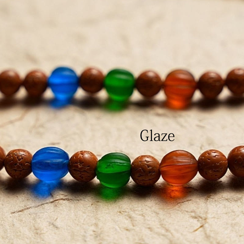 Wear FengShui Tibet Bodhi Seed 108 Mala Beads Wisdom Peace Bracelet Necklace