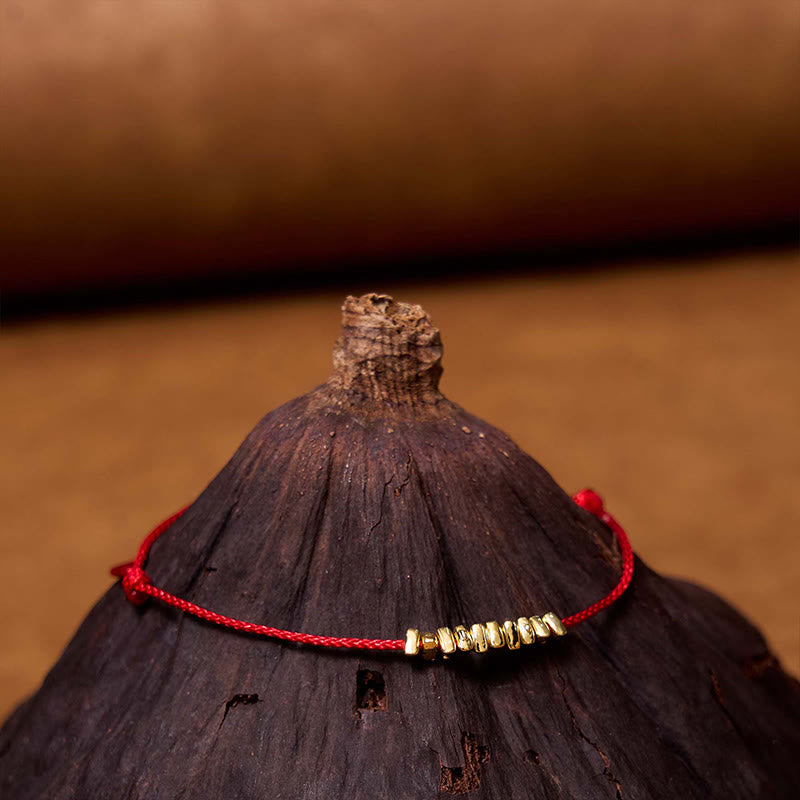 Wear FengShui Handmade 925 Sterling Silver Small Pieces Protection Braided Ultra-Thin Rope Bracelet