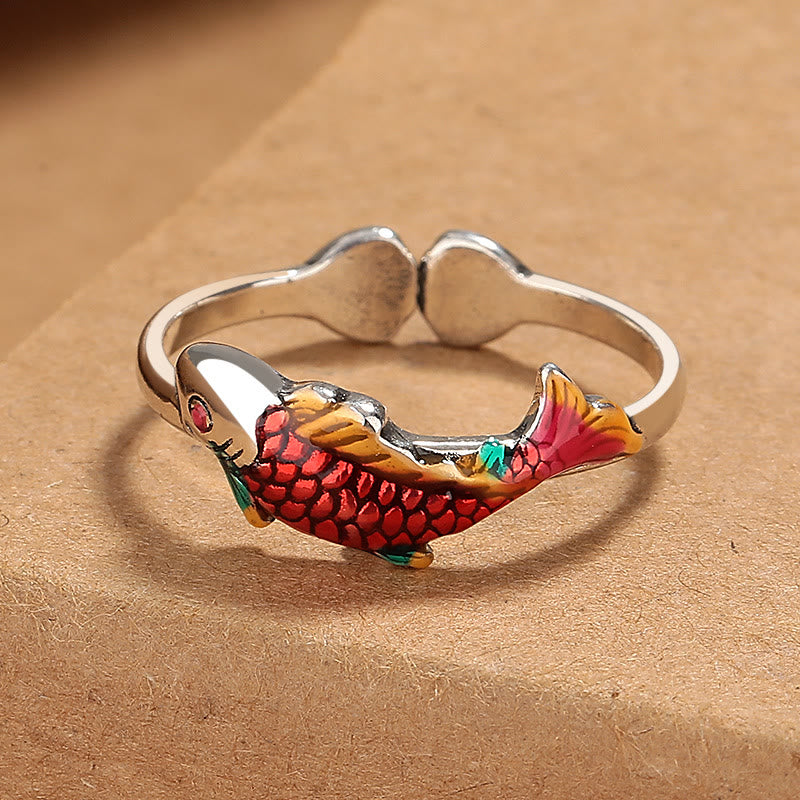 Wear FengShui Luck Koi Fish Wealth Prosperity Ring