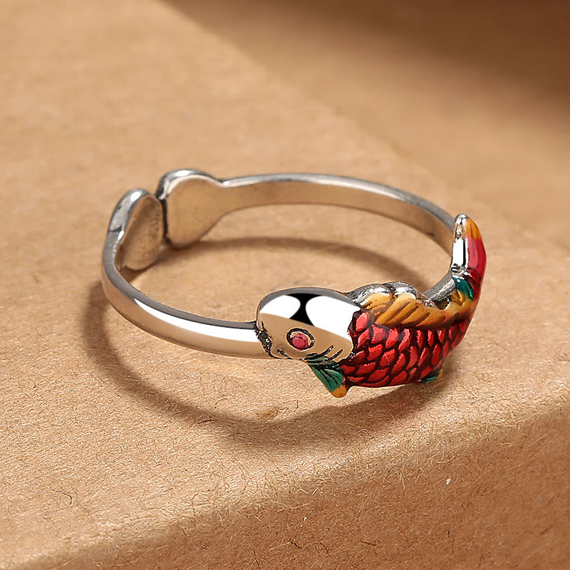 Wear FengShui Luck Koi Fish Wealth Prosperity Ring
