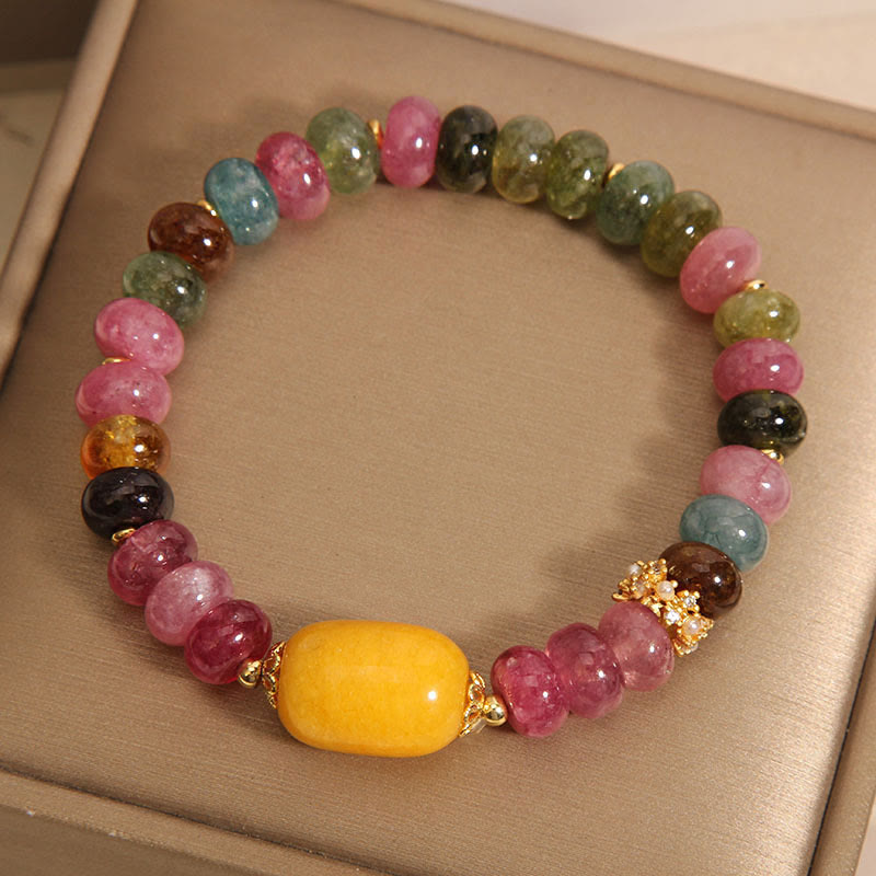 Wear FengShui Natural Tourmaline Topaz Positive Bracelet