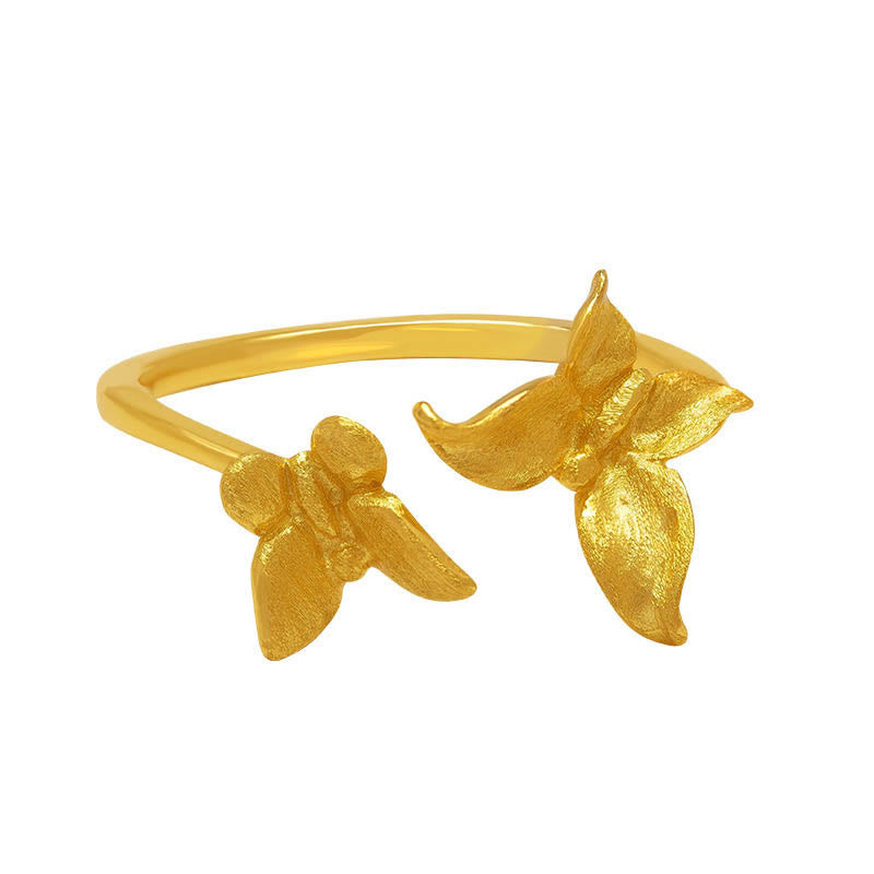 Wear FengShui 925 Sterling Silver Butterfly Love Ring
