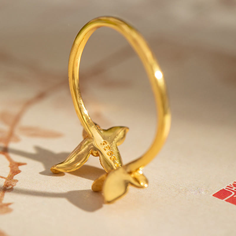 Wear FengShui 925 Sterling Silver Butterfly Love Ring