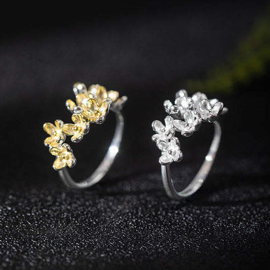Wear FengShui 925 Sterling Silver Osmanthus Fragrans Ring