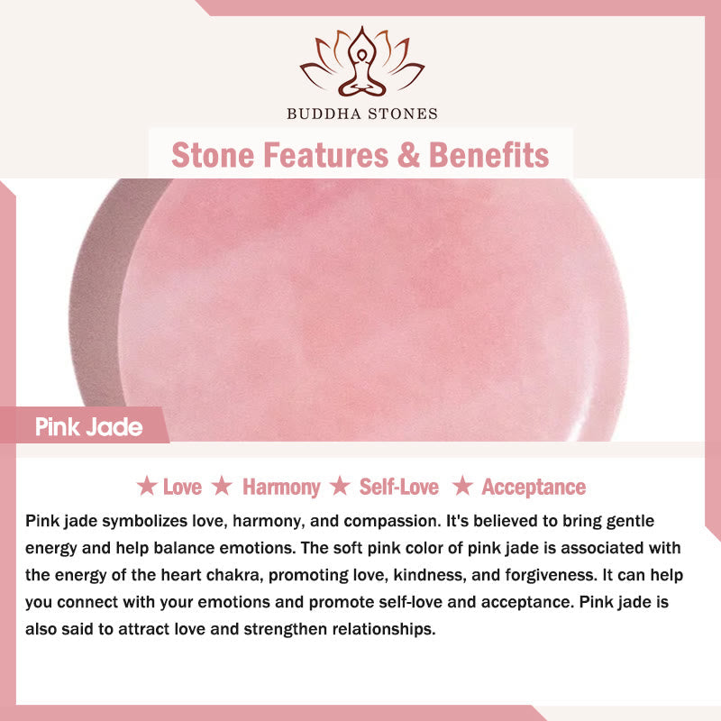 Wear FengShui Natural Dusty Rose Pink Jade Self-Love Bracelet Bangle