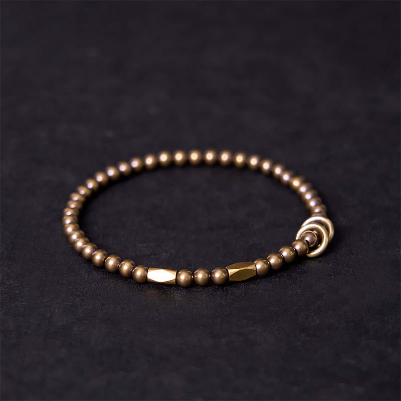 Wear FengShui "Wishing You Balance and Strength" Brass Bracelet Includes Gift Message Card