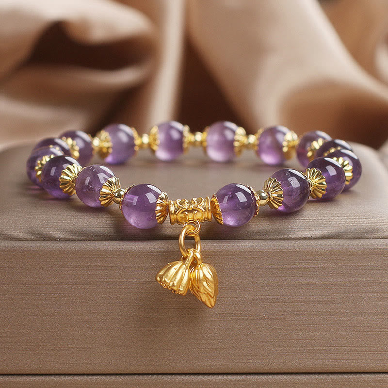 Wear FengShui Amethyst Increases Nobility Bracelet