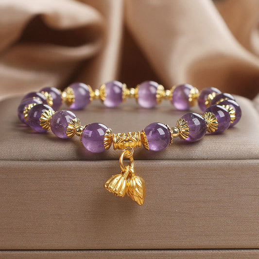 Wear FengShui Amethyst Increases Nobility Bracelet
