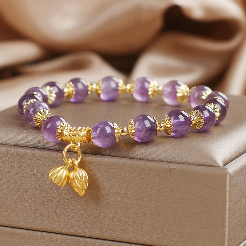 Wear FengShui Amethyst Increases Nobility Bracelet