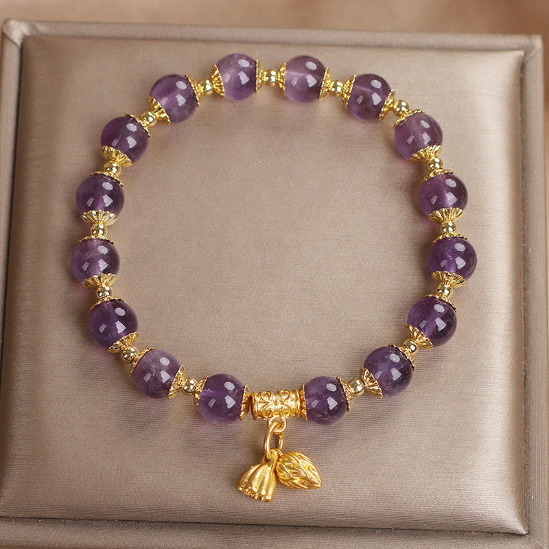 Wear FengShui Amethyst Increases Nobility Bracelet