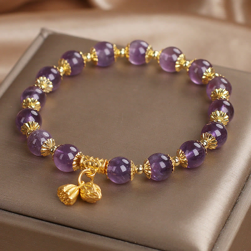 Wear FengShui Amethyst Increases Nobility Bracelet