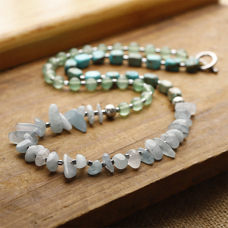 Wear FengShui Green Emperor Stone Green Aventurine Happiness Triple Wrap Bracelet