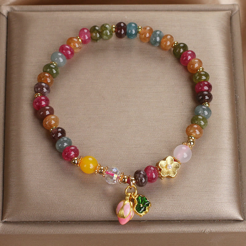 Wear FengShui Tourmaline Lotus Seedpod Wisdom Bracelet