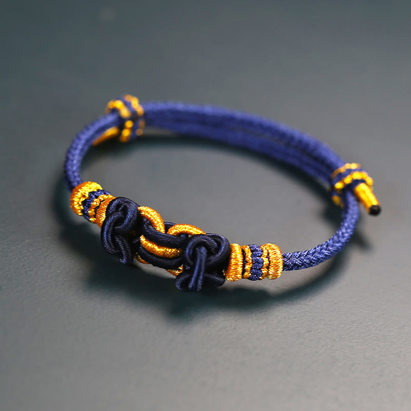 Wear FengShui Red String Saddle Knot Strength Bracelet