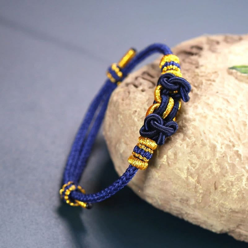 Wear FengShui Red String Saddle Knot Strength Bracelet