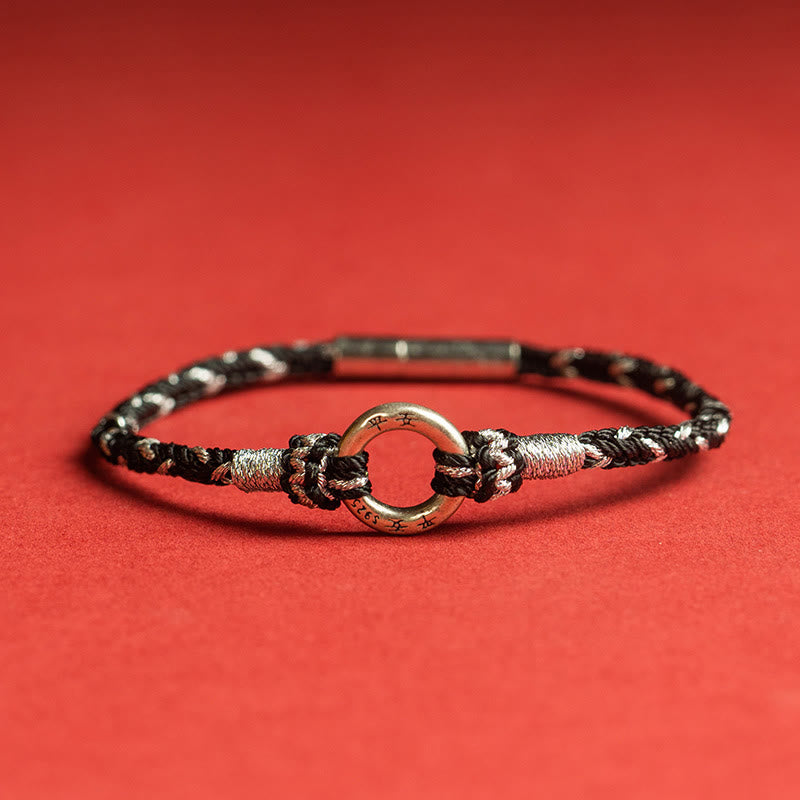 Wear FengShui Red String 925 Sterling Silver Safe Luck Bracelet