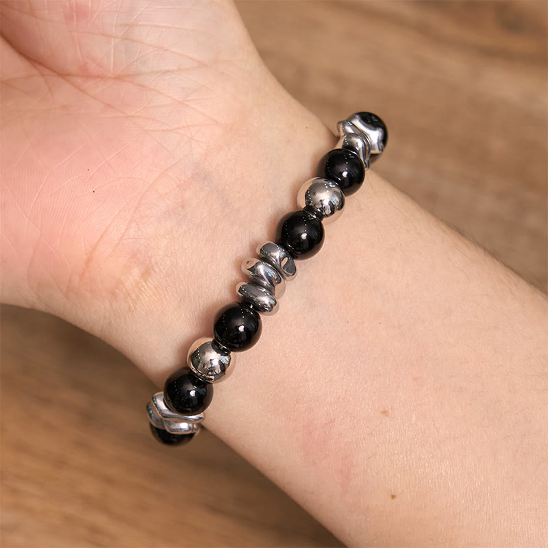Wear FengShui Black Onyx Fortune Bracelet