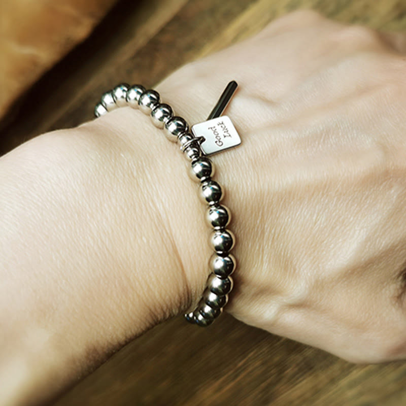 Wear FengShui Titanium Steel Good Luck Balance Bracelet