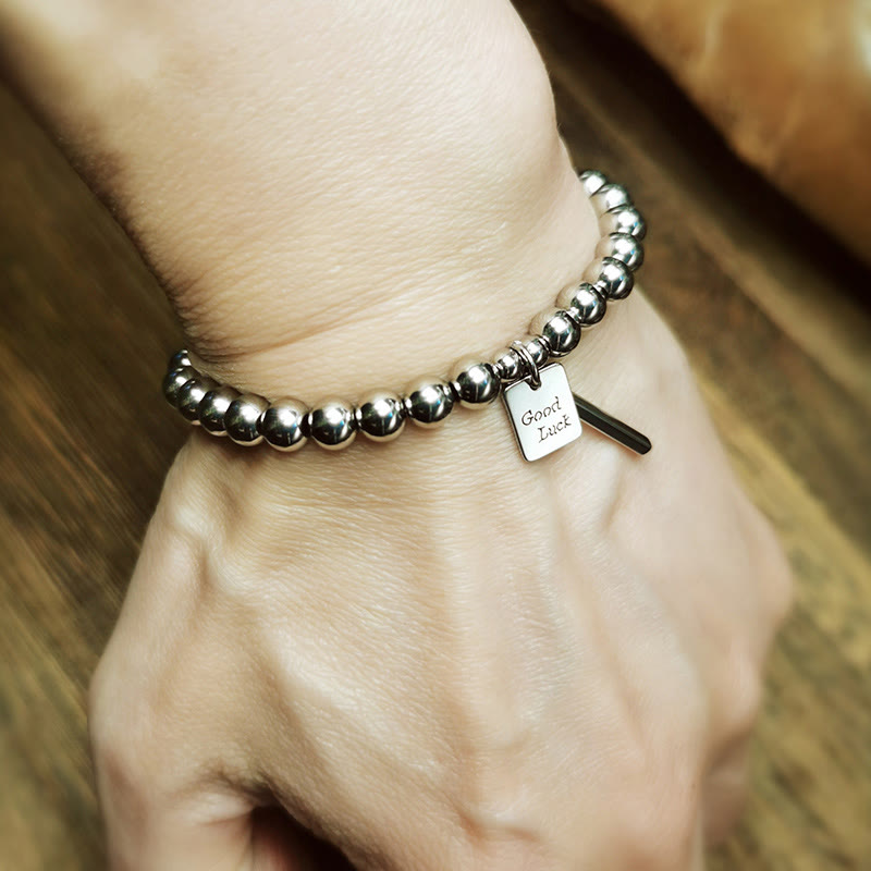 Wear FengShui Titanium Steel Good Luck Balance Bracelet