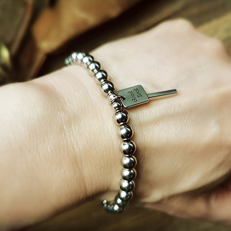 Wear FengShui Titanium Steel Good Luck Balance Bracelet