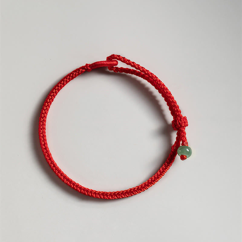 Wear FengShui Red String Jade Connection Bracelet