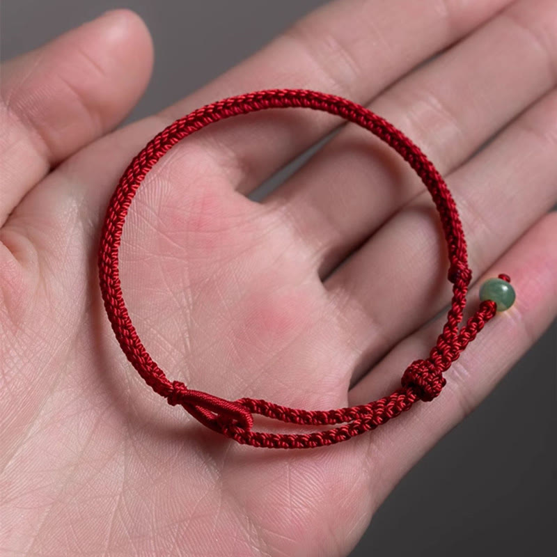 Wear FengShui Red String Jade Connection Bracelet