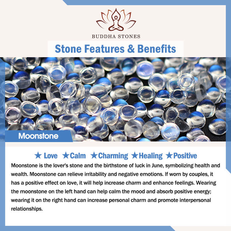 Wear FengShui Ultra-Thin Moonstone Koi Fish Healing Bracelet