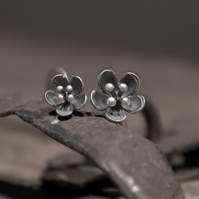 Wear FengShui 925 Sterling Silver Flowers Ring