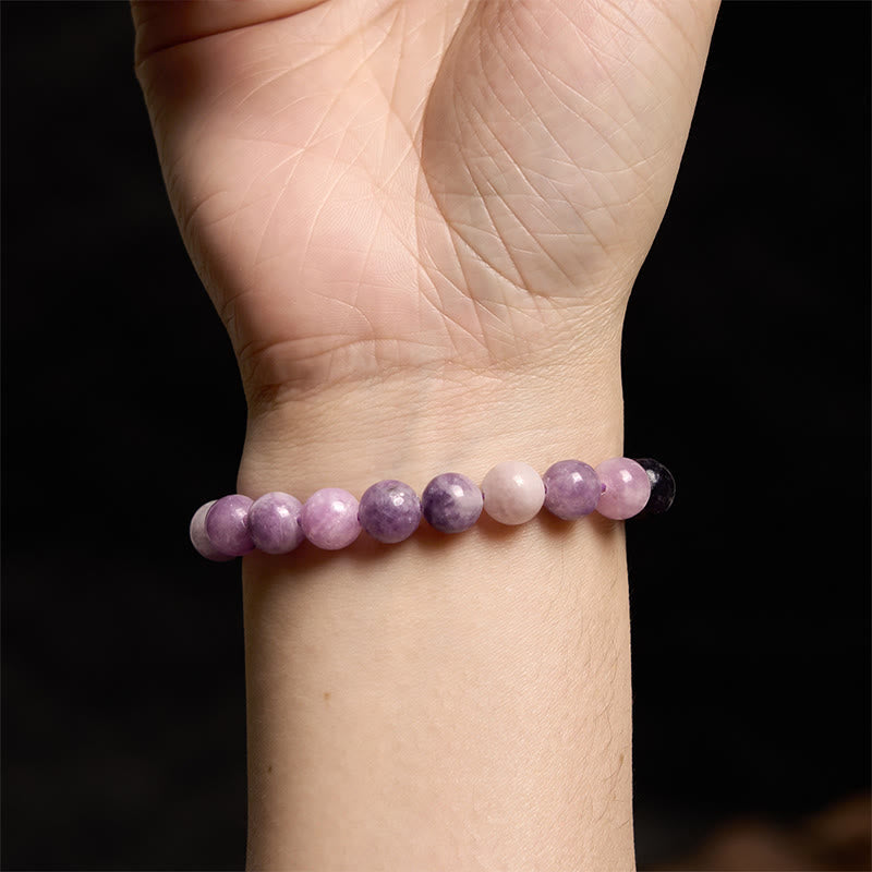 Wear FengShui Purple Mica Stone Positive Bracelet