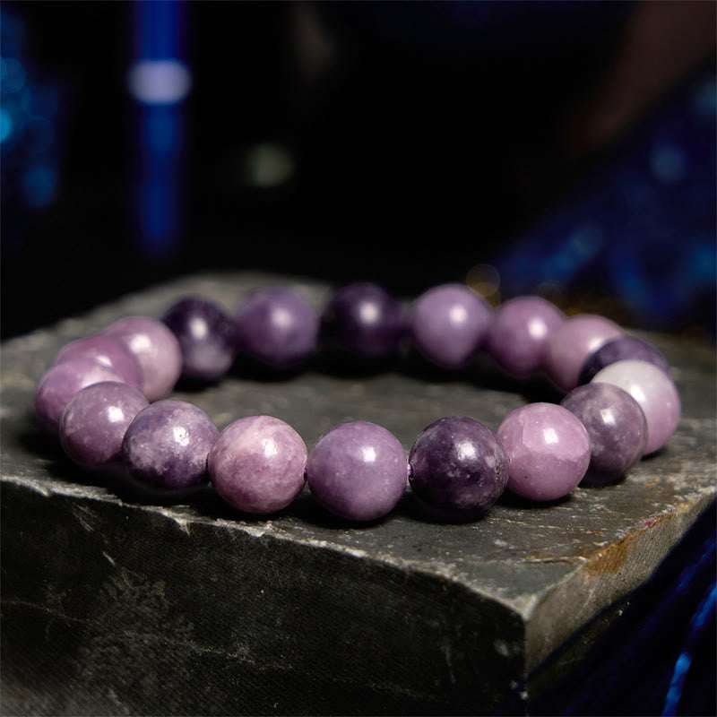 Wear FengShui Purple Mica Stone Positive Bracelet