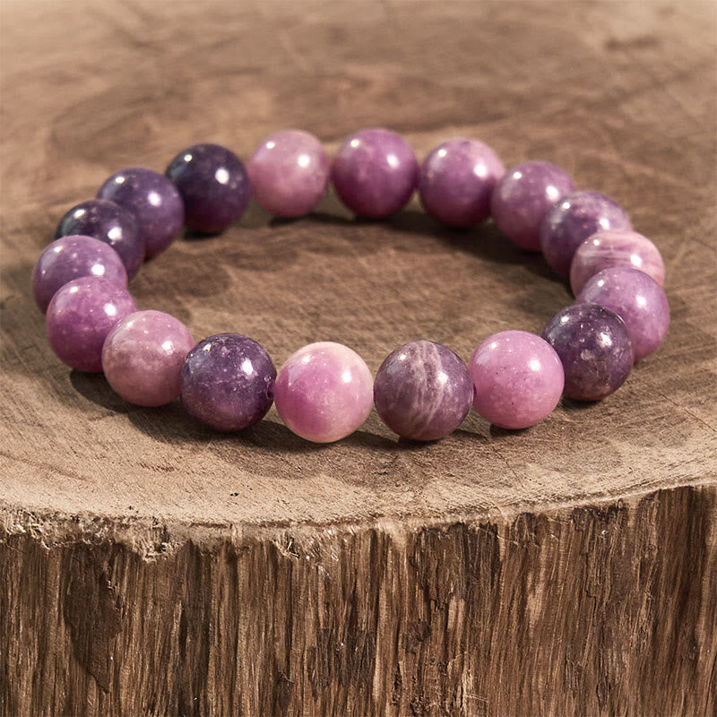 Wear FengShui Purple Mica Stone Positive Bracelet