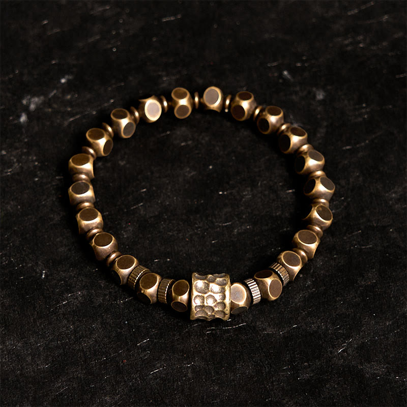 Wear FengShui Copper Meteorite Pattern Balance Bracelet
