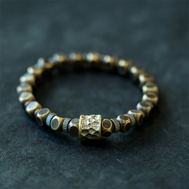 Wear FengShui Copper Meteorite Pattern Balance Bracelet