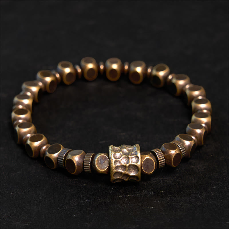 Wear FengShui Copper Meteorite Pattern Balance Bracelet