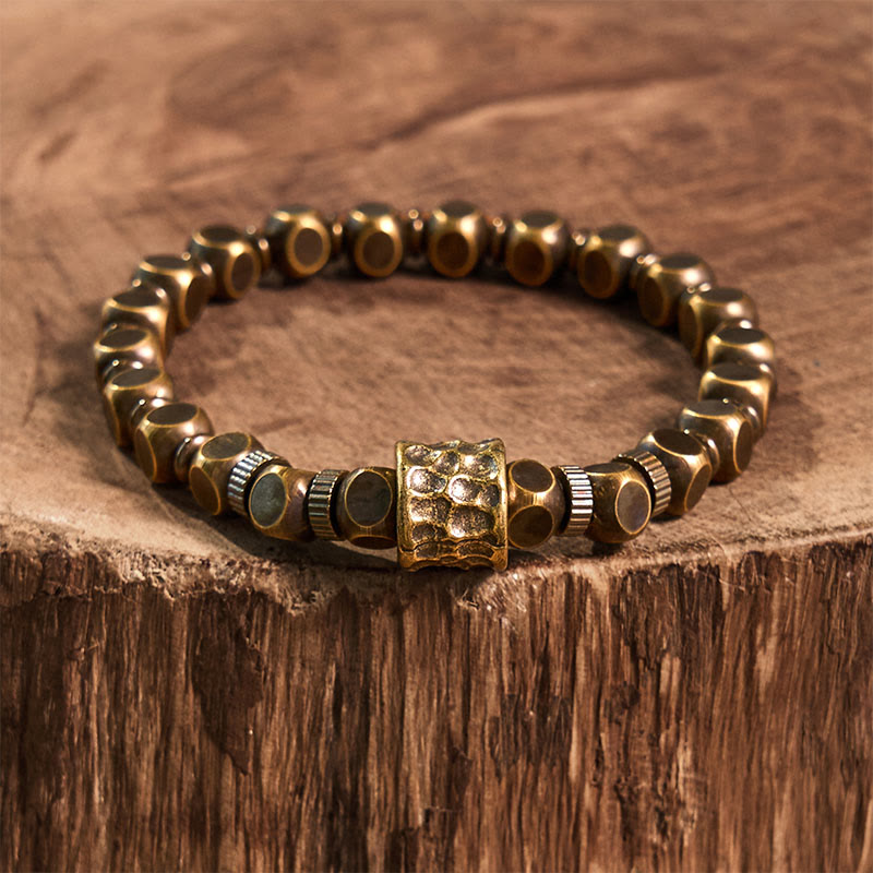 Wear FengShui Copper Meteorite Pattern Balance Bracelet