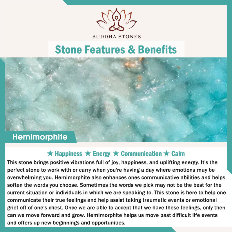 Wear FengShui Hemimorphite Calm Energy Bracelet