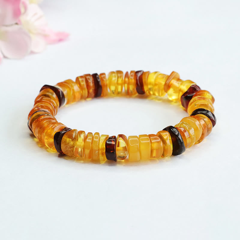 Wear FengShui Amber Peace Buckle Confidence Bracelet