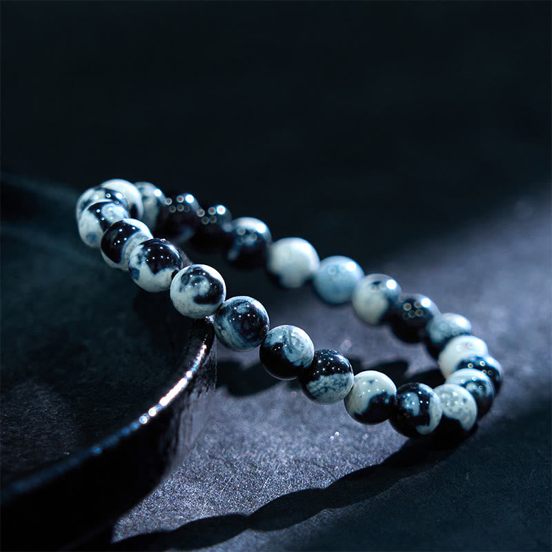 Wear FengShui "May the Stars Guide Your Dreams" Orca Agate Bracelet Includes Gift Message Card