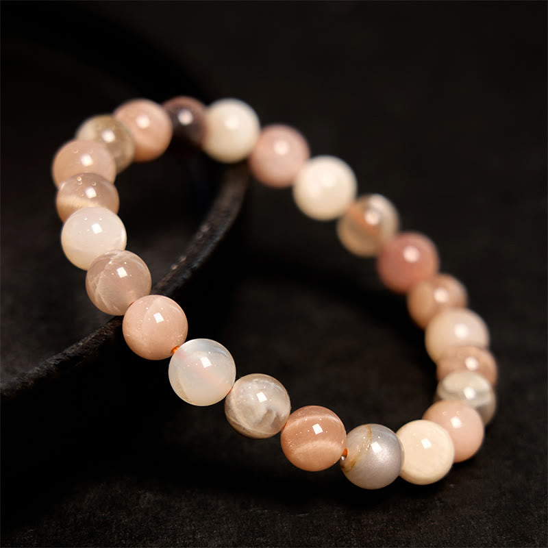 Wear FengShui Peach Moonstone Healing Bracelet