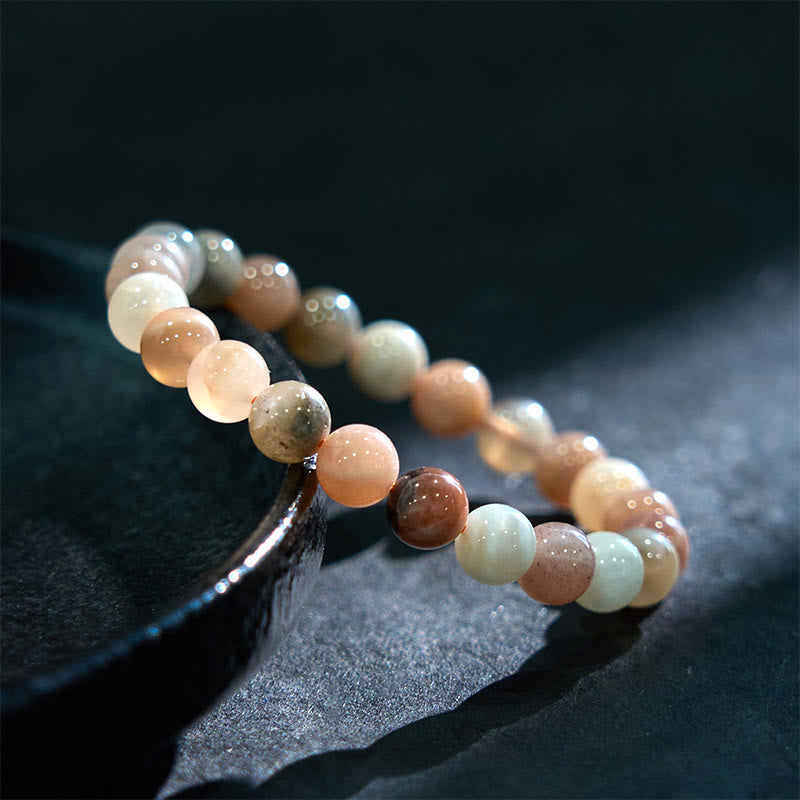 Wear FengShui Peach Moonstone Healing Bracelet