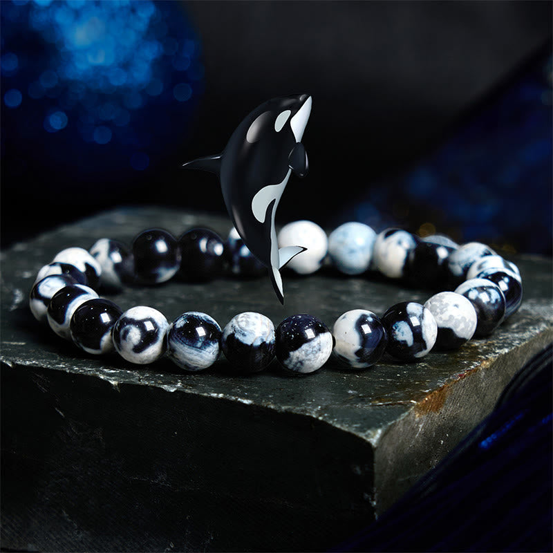 Wear FengShui Orca Agate Protection Bracelet