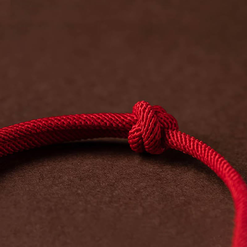 Wear FengShui Luck Jade String Rope Bracelet