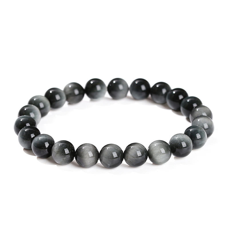 Wear FengShui Natural Eagle's Eye Stone Courage Positive Bracelet