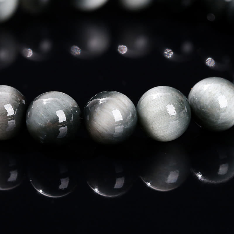 Wear FengShui Natural Eagle's Eye Stone Courage Positive Bracelet