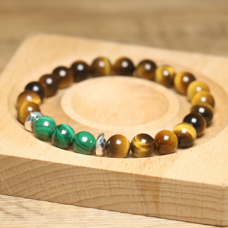 Wear FengShui Tiger Eye Green Tiger Eye Courage Bracelet