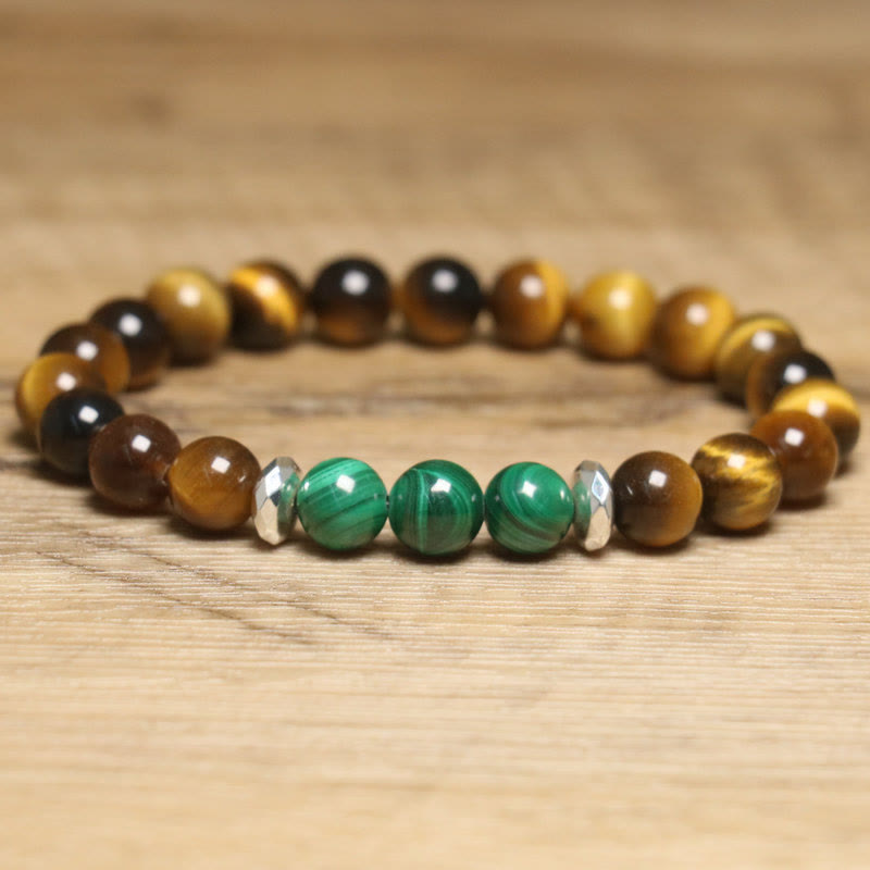 Wear FengShui Tiger Eye Green Tiger Eye Courage Bracelet