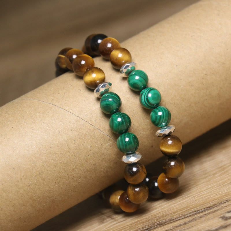 Wear FengShui Tiger Eye Green Tiger Eye Courage Bracelet