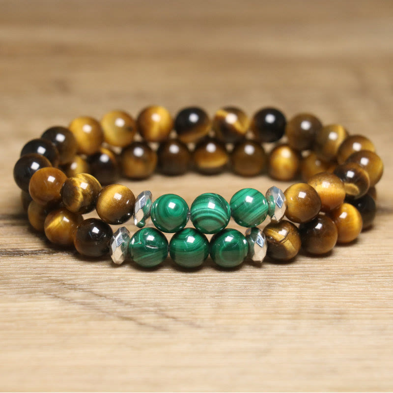 Wear FengShui Tiger Eye Green Tiger Eye Courage Bracelet