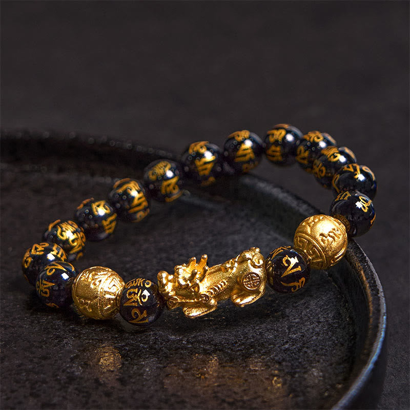 Wear FengShui FengShui PiXiu Obsidian Wealth Bracelet