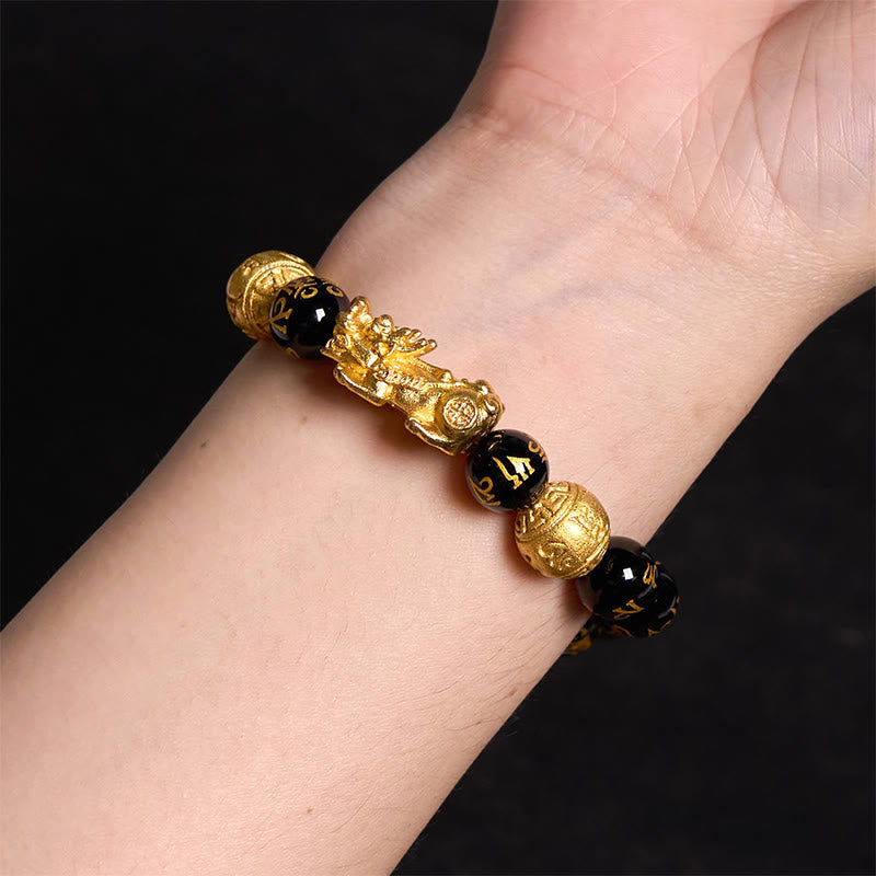 Wear FengShui FengShui PiXiu Obsidian Wealth Bracelet
